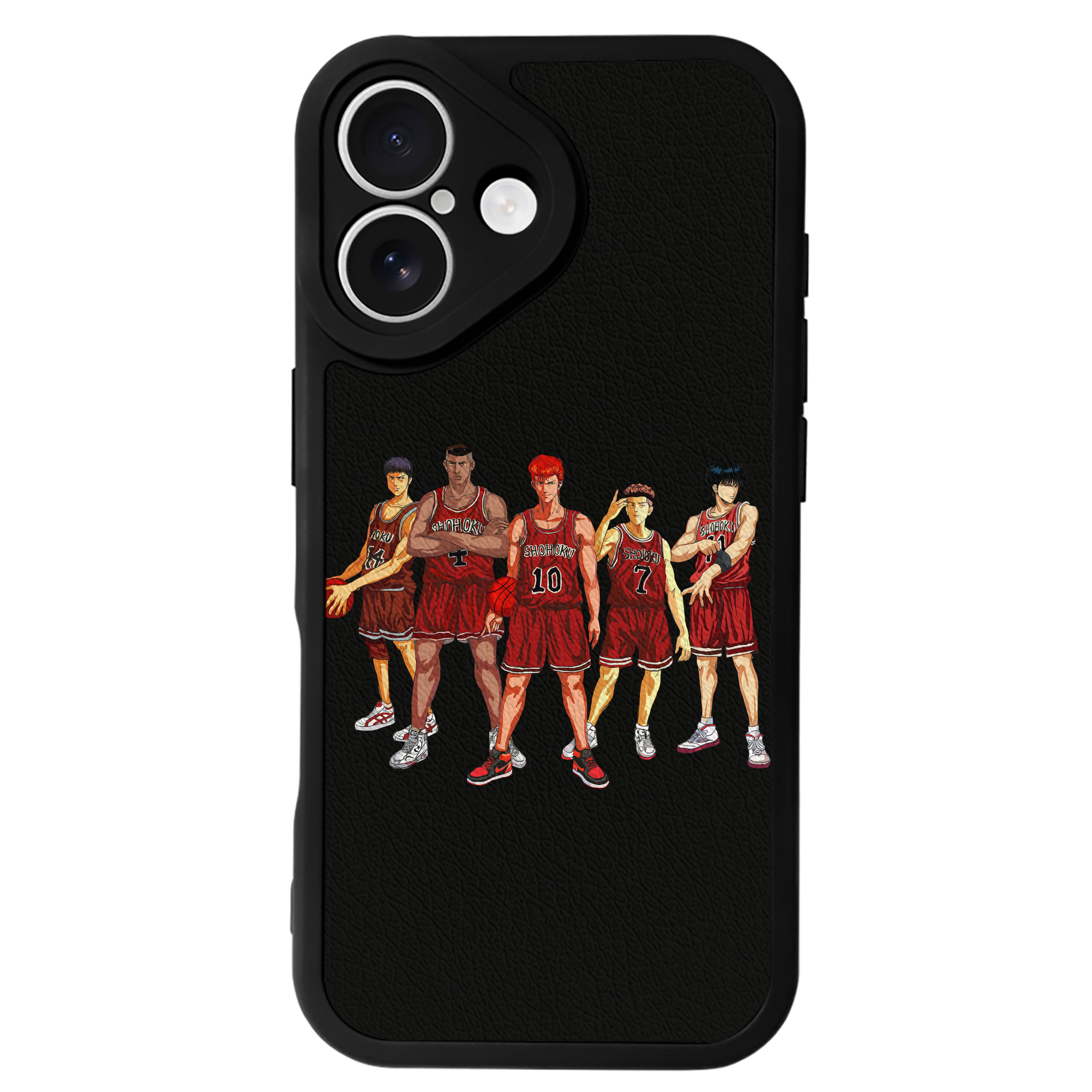 （画像用） SLAM DUNK／スラムダンク 【iPhone 16シリーズ対応】シリコンスマホケース（レザー調） 材質：シリコン